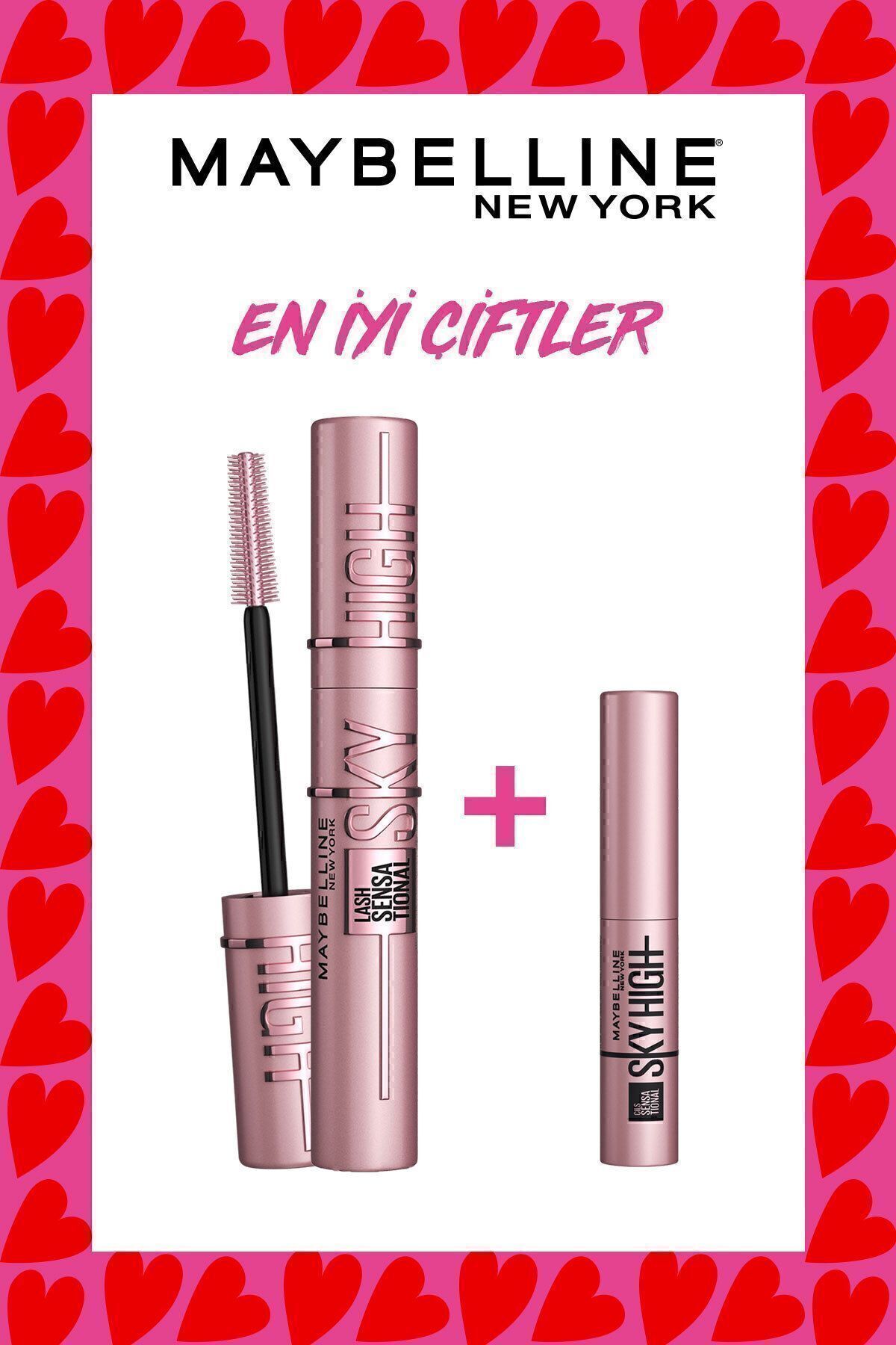 Maybelline New York Lash Sensational Sky High Maskara 7.2 ml & Mini Sky High Maskara 4.5 ml