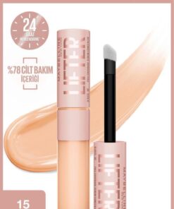 Maybelline New York Lifter Kafein ve Peptitler İçeren Nemlendiren ve Aydınlatan Kapatıcı - 15