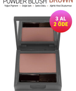 Alix Avien Yoğun Pigmentli Ultra İnce İpeksi Dokulu Pudra Allık - Lumi Color Powder Blush 154 Tempting Brown