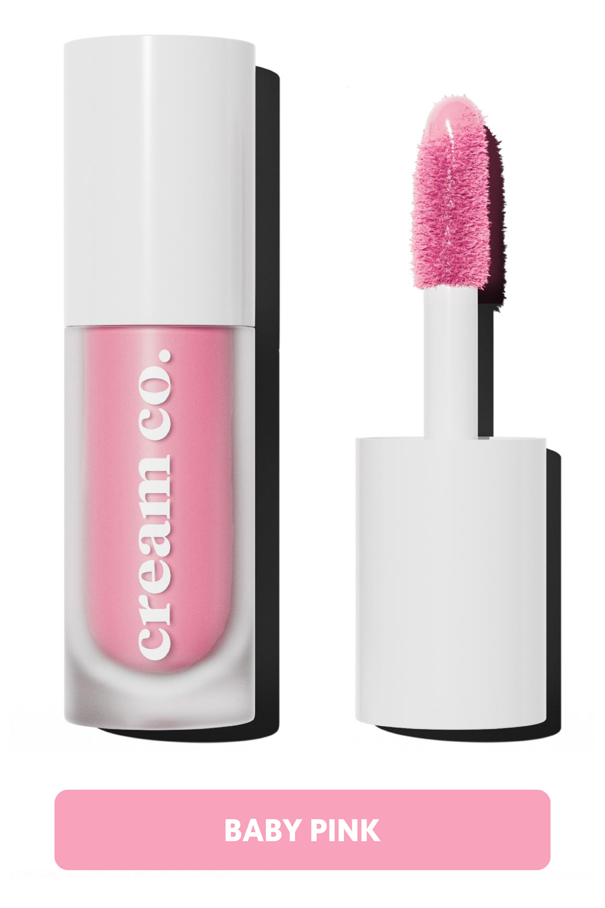 Cream Co. Allık Ruj Göz Farı Glow Tint Baby Pink Nemlendirici Makyaj | Pastel Pembe Hyaluronik Asit Peptit