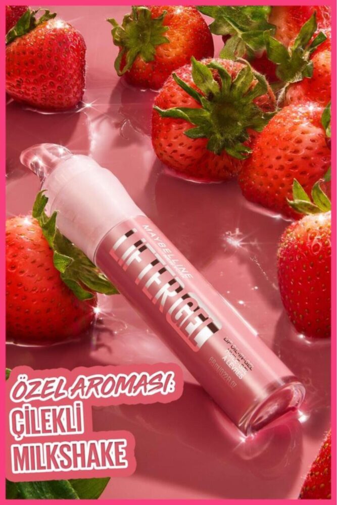 Maybelline New York Lifter Gel Ekstra Parlak ve Nemlendirici Dudak Parlatıcısı - 06 Strawberry Shake - Görsel 3