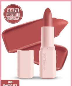 Maybelline New York Serum Etkili Hyalüronik Asit ve Besleyici Yağ İçeren Ruj - 106 Maybe It's Soft