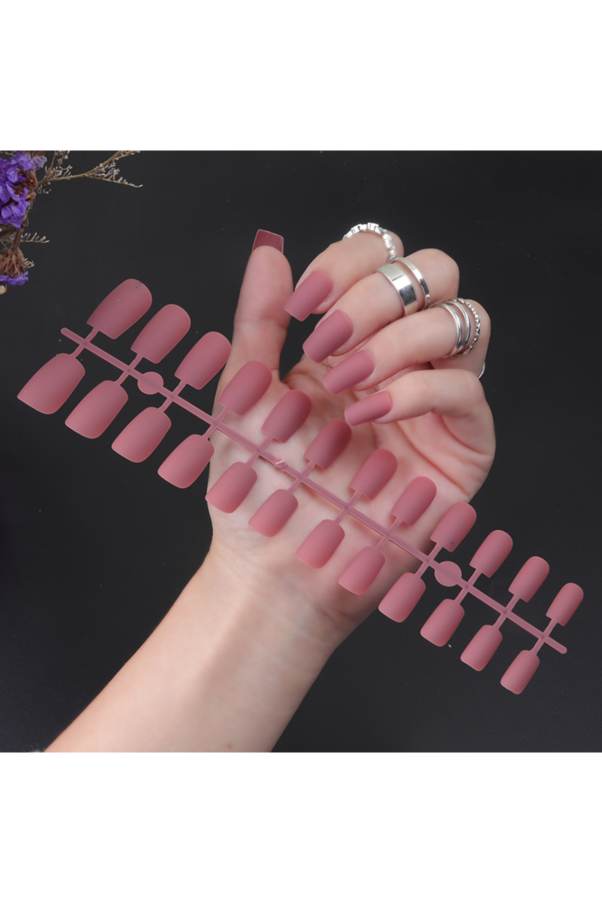 Nail Master 24'Lü Küt Takma Tırnak French - Görsel 3
