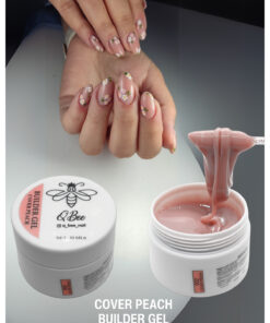 QBEE PROFESSIONAL 30ml Protez Tırnak Jeli Builder Gel Cover Peach TPO&HEMA FREE