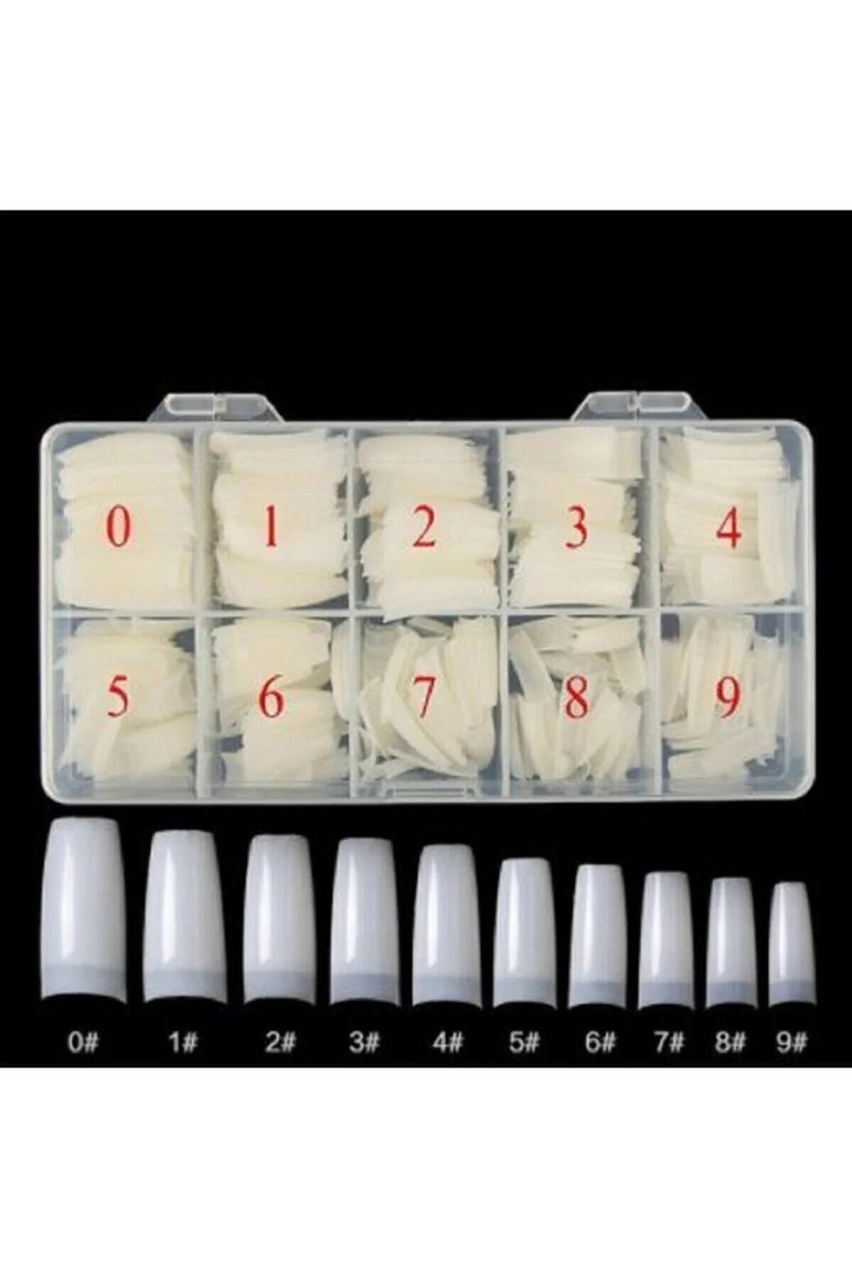 Nail Master 500 Lü Tips Protez Tırnak Kemik