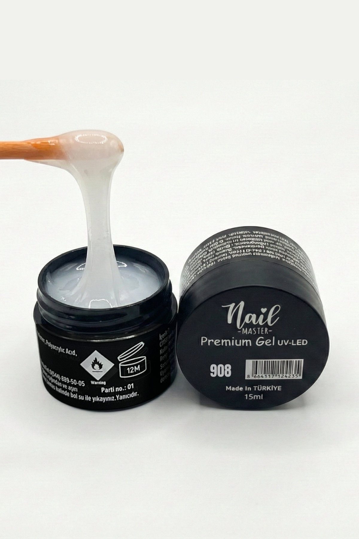 Nail Master Protez Tırnak Jel (builder Gel) 15ml 908-rakı Beyazı