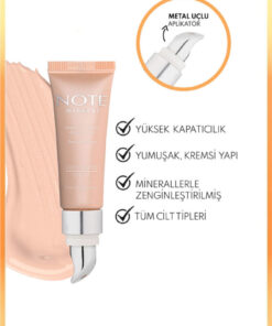 Alternative view of Note Cosmetics Mineral Concealer Spf 15 Yoğun Kapatıcı Metal Başlıklı Göz Altı Kapatıcısı - 201 Açık