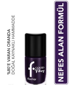 Flormar Good Vibes Yüksek Pigmentli & Parlak Bitişli Nefes Alabilen Oje