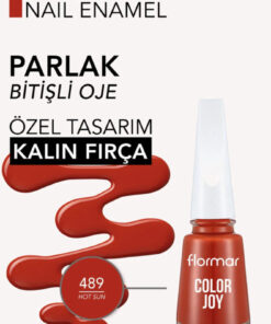 Alternative view of Flormar Color Joy Yüksek Pigmentli & Parlak Bitişli Oje - 489 HOT SUN