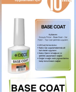 d dece Primer Base Coat Top Coat Seti – Kalıcı Oje & Protez Tırnak İçin 3’lü Kat Seti 10ml - Görsel 3