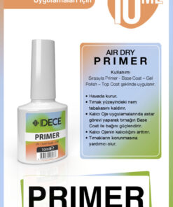 d dece Primer Base Coat Top Coat Seti – Kalıcı Oje & Protez Tırnak İçin 3’lü Kat Seti 10ml - Görsel 2