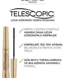 Alternative view of L'Oreal Paris Telescopic Yeni Siyah Maskara