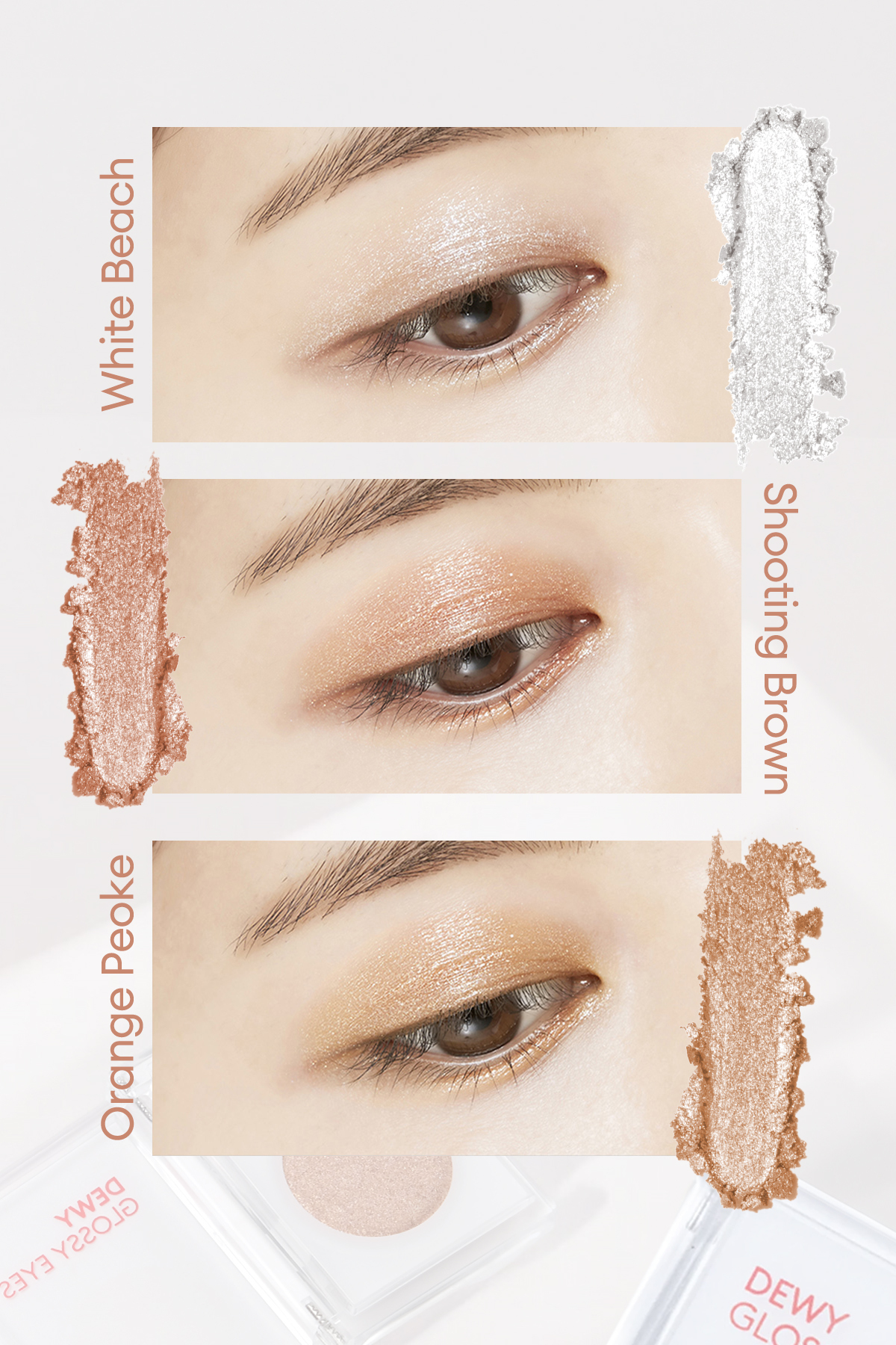 Missha Nemli Bitiş Ve Işıltılı Görünüm Sunan Göz Farı M Dewy Glossy Eyes (WHİTE BEACH) - Görsel 3
