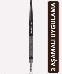 Flormar Triple Brow 3'ü 1 Arada Kremsi Dokulu Kaş Makyaj Kalemi - 002 Auburn