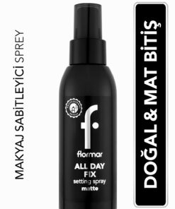 Flormar Mat Bitişli Makyaj Sabitleyici Sprey - All Day Fix Setting Spray - 000 - 8682536023092