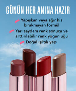 Flormar Sheer Up Sweet Escape Yarı Transparan & Parlak Bitişli Nemlendirici Ruj - 024 Latte Mousse - 8682536121316 - Görsel 3