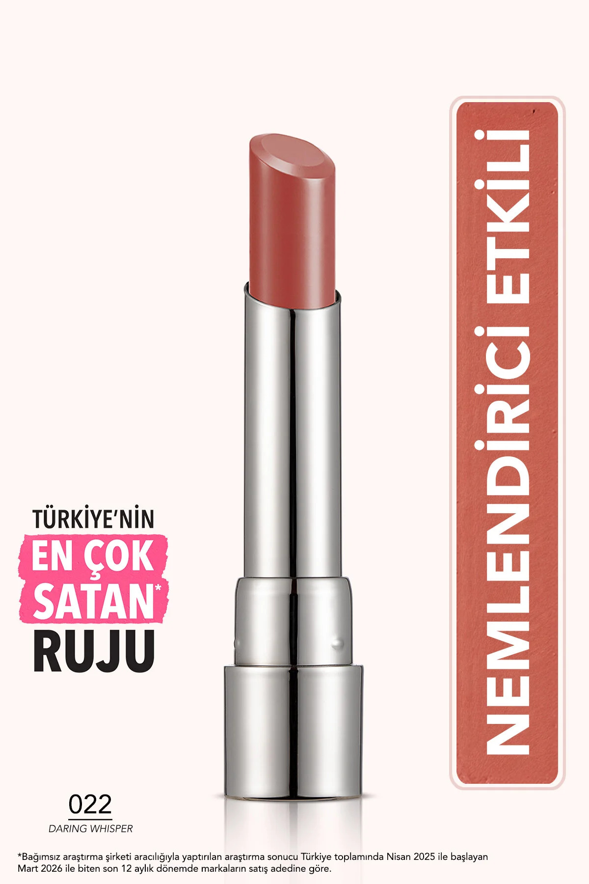 Flormar Nemlendirici Parlak Ruj- Sheer Up Lipstick - 022 Daring Whisper - 8682536097949