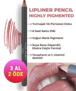 Alix Avien Uzun Süre Kalıcı Dağılma Yapmayan Nemlendirici Dudak Kalemi - Lipliner Pencil 07 Spicy Rose