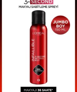 L'Oreal Paris L'Oréal Paris Infaillible 3-Second Jumbo Makyaj Sabitleme Spreyi 150 ML - Setting Spray
