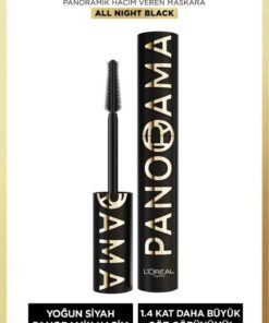 L'Oreal Paris L'Oréal Paris Panorama Hacim Veren Maskara All Night Black - Siyah