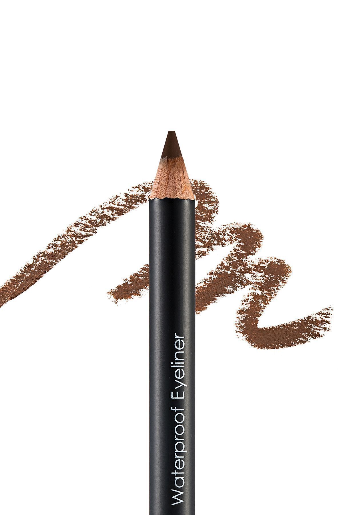 Flormar Suya Dayanıklı Mat Göz Kalemi (KAHVE) - Waterproof Eyeliner - 105 Warm Brown - 8690604109050 - Görsel 3