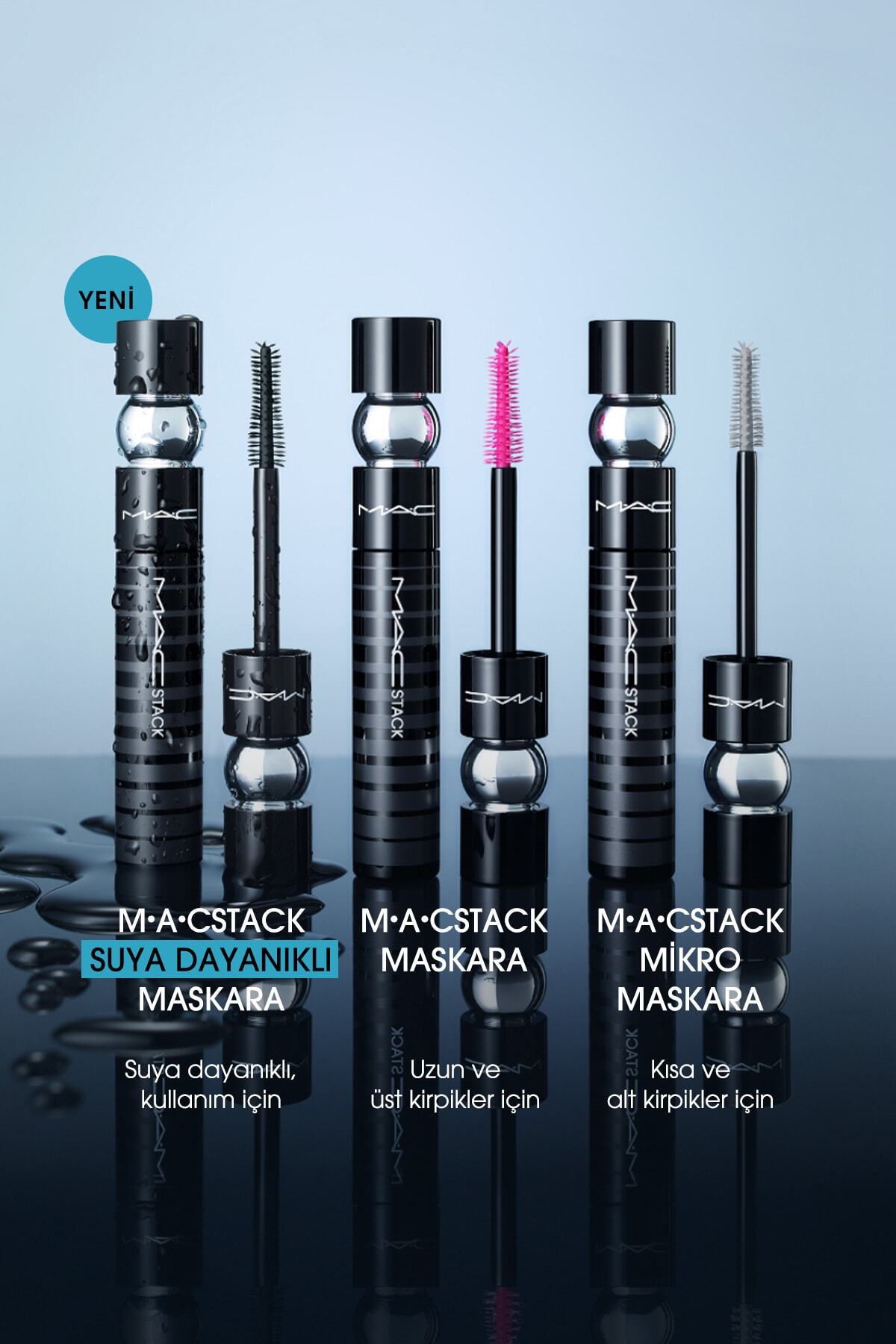 Mac M·a·cstack Waterproof Suya Dayanıklı Maskara - Black Stack - 12ml - Görsel 3