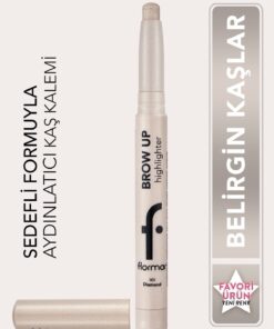 Flormar Asansörlü Aydınlatıcı Kaş Kalemi Gümüş -brow Up Highlighter Pencil-001 Diamond-8682536072434