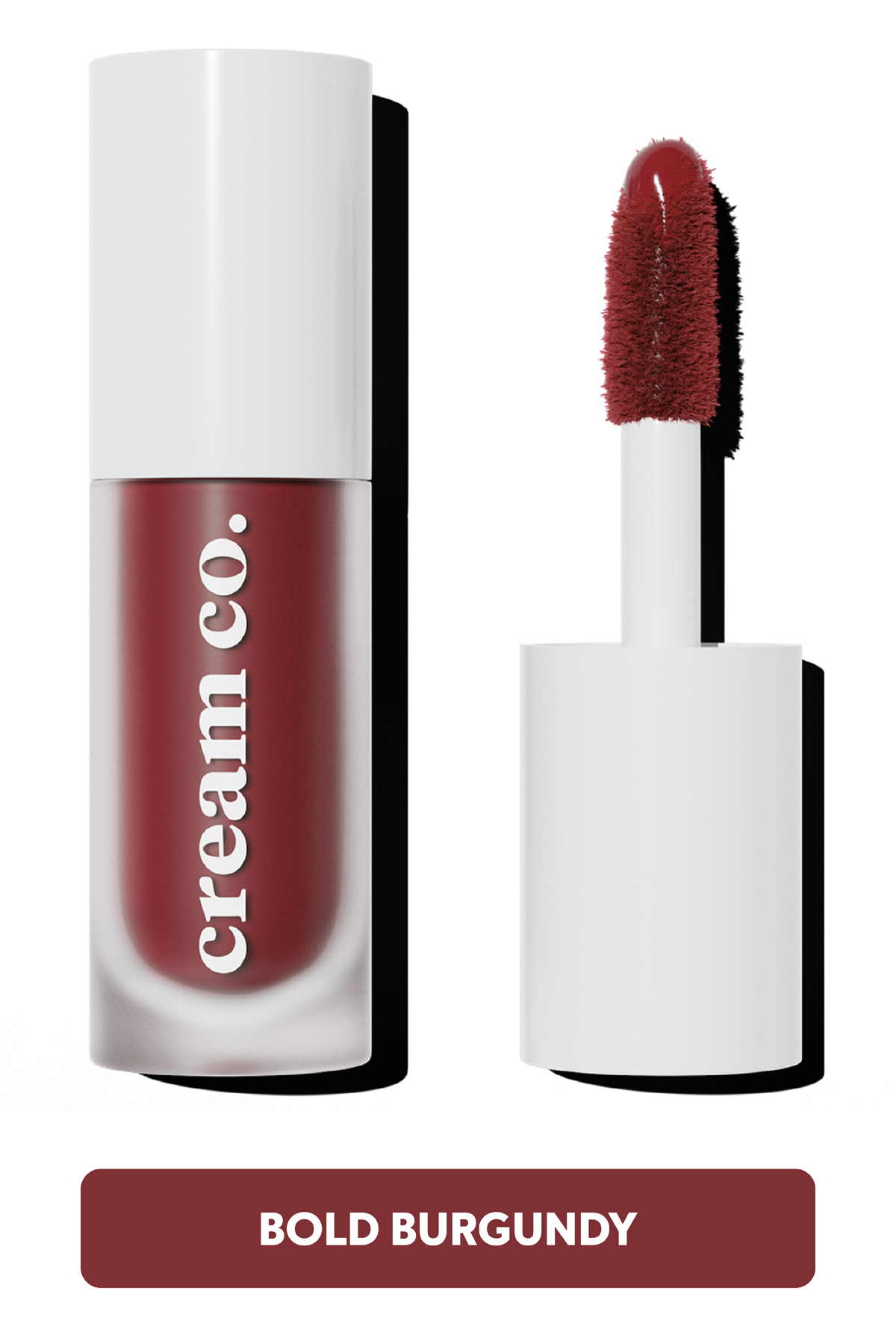 Cream Co. Allık Ruj Göz Farı Glow Tint Bold Burgundy Nemlendirici Makyaj | Bordo Hyaluronik Asit Peptit