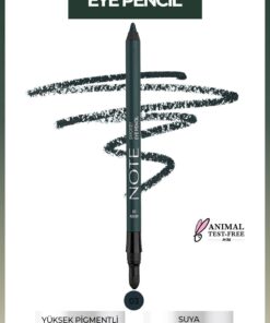 Note Cosmetics Smokey Eye Pencil Waterproof Aplikatörlü Suya Dayanıklı Göz Kalemi - 03 Green - Yeşil