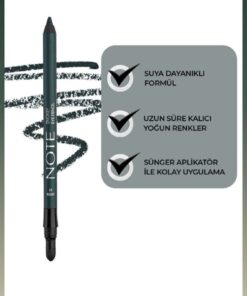 Alternative view of Note Cosmetics Smokey Eye Pencil Waterproof Aplikatörlü Suya Dayanıklı Göz Kalemi - 03 Green - Yeşil