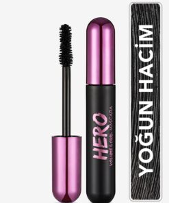 Flormar Kıvrım Ve Hacim Veren Maskara (SİYAH) - Hero Volume & Curl Mascara - 000 - 8682536022804