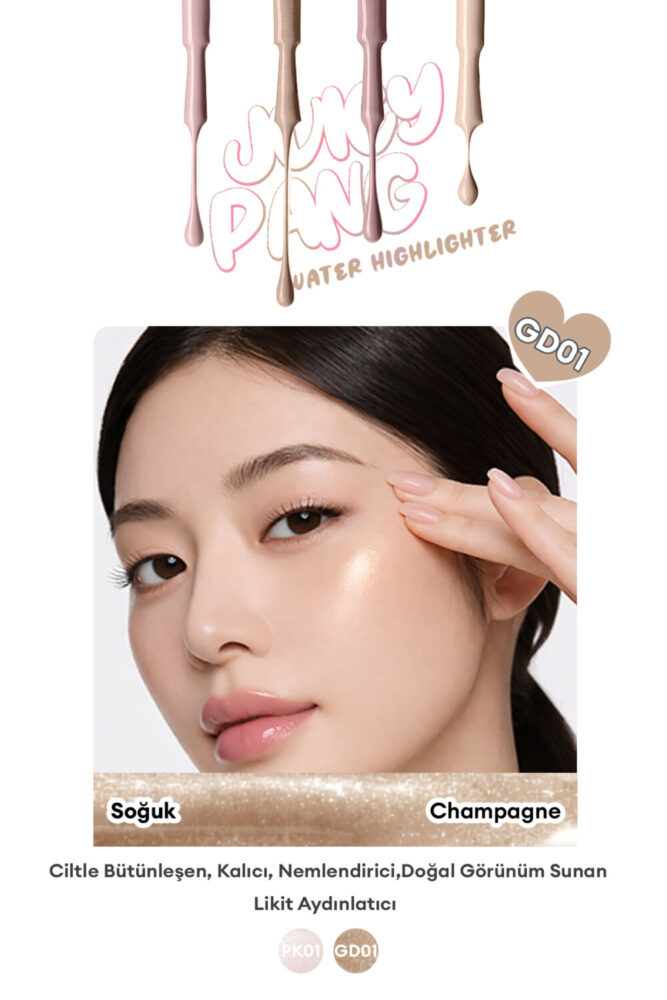 Missha Ciltle Bütünleşen Kalıcı Likit Aydınlatıcı Juicy-Pang Water Highlighter (GD01) - Görsel 2