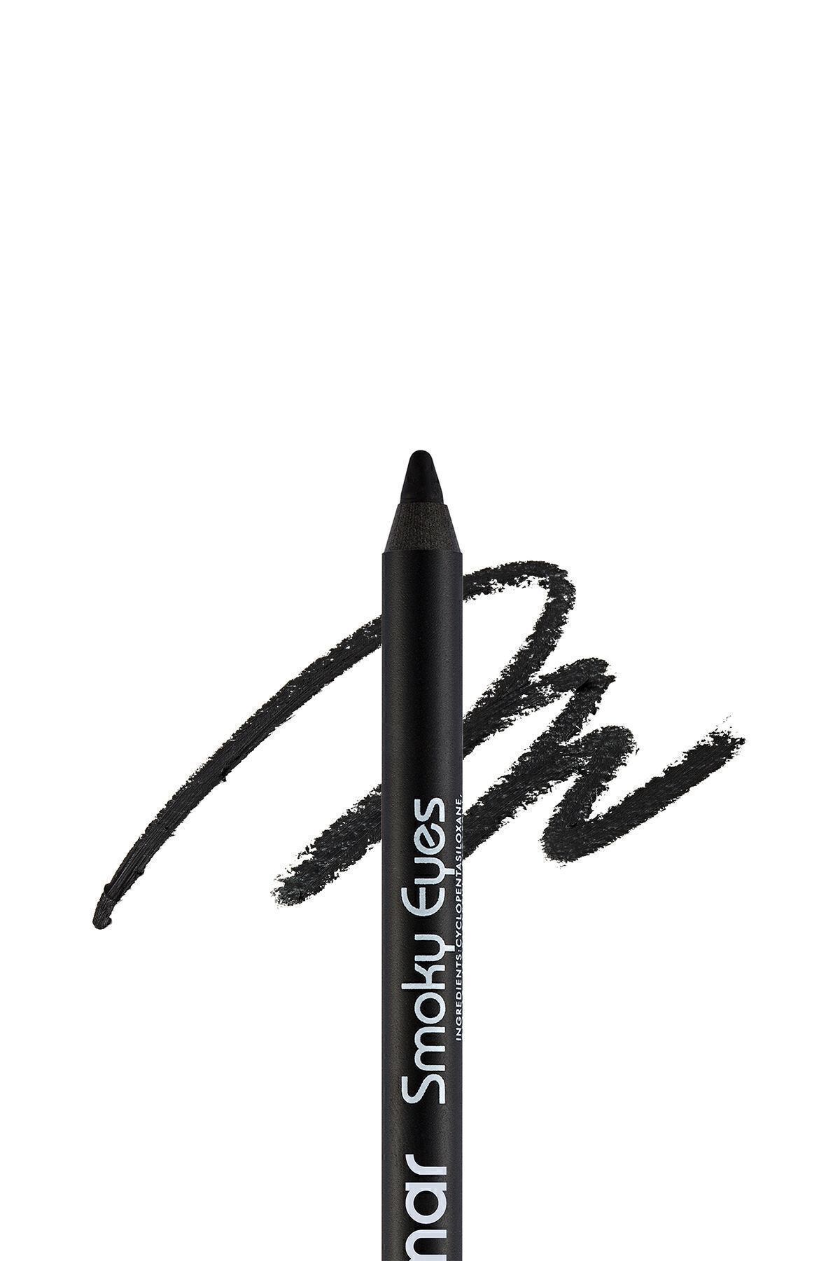 Flormar Buğulu Makyaj Göz Kalemi Karbon Siyah-smoky Eyes Waterproof Eyeliner-001 Carbon Black-8690604138128 - Görsel 3