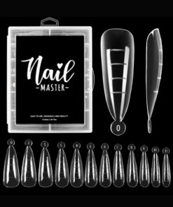 Nail Master 12 Farklı Boy 120 Adet Stiletto Poly Jel Kalıp Tips Polijel 120'Lİ