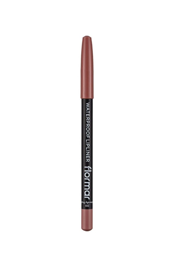 Flormar Suya Dayanıklı Dudak Kalemi - Waterproof Lipliner (Nude) - 201 NTRLLY NUDE - 8690604111015 - Görsel 3