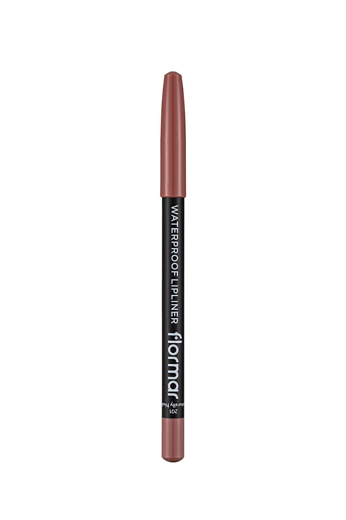 Flormar Suya Dayanıklı Dudak Kalemi - Waterproof Lipliner (Nude) - 201 NTRLLY NUDE - 8690604111015 - Görsel 3