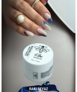 QBEE PROFESSIONAL 15ml Protez Tırnak Jeli Builder Gel Rakı Beyaz TPO&HEMA FREE