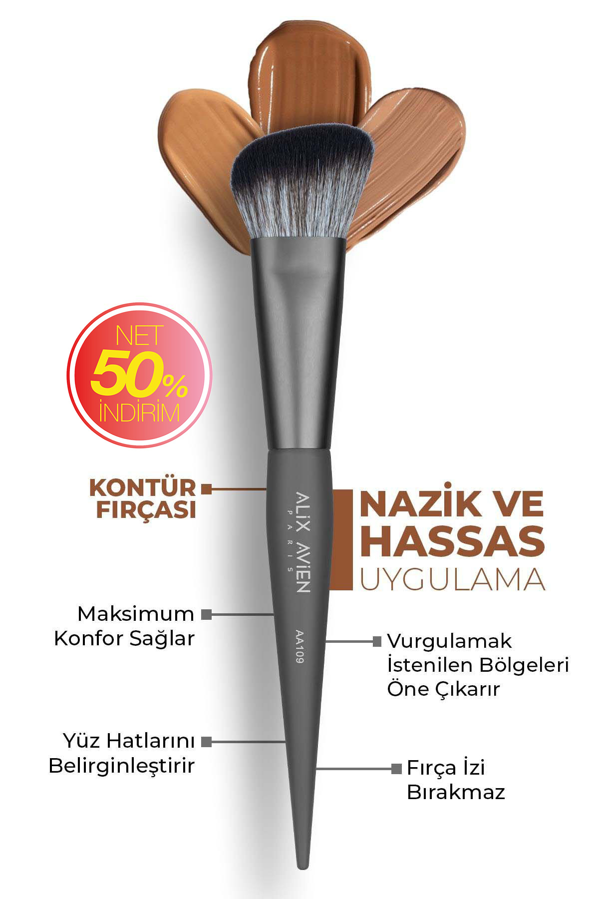 Alix Avien Kontür Fırçası - Contour Brush
