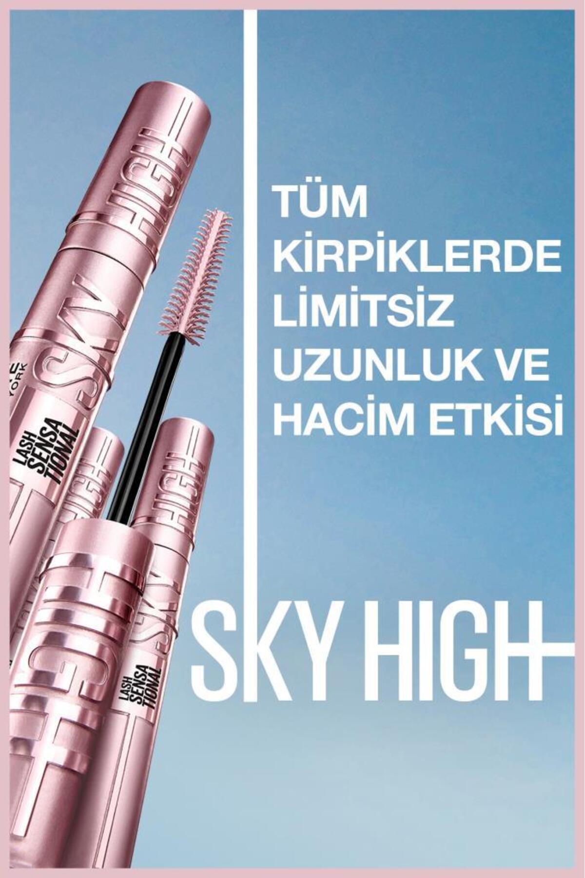 Maybelline New York Lash Sensational Sky High Kahverengi Maskara - Görsel 3