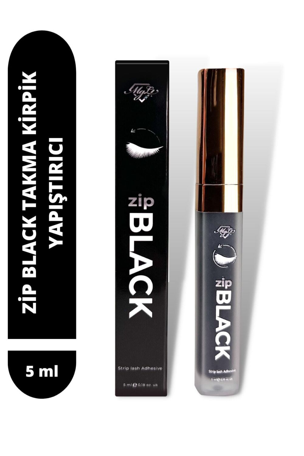 Magic Lash Zip Black Ultra Güçlü Siyah Ekspres Volume Takma Kirpik Yapıştırıcı Mükemmel Kalıcılık - Görsel 3