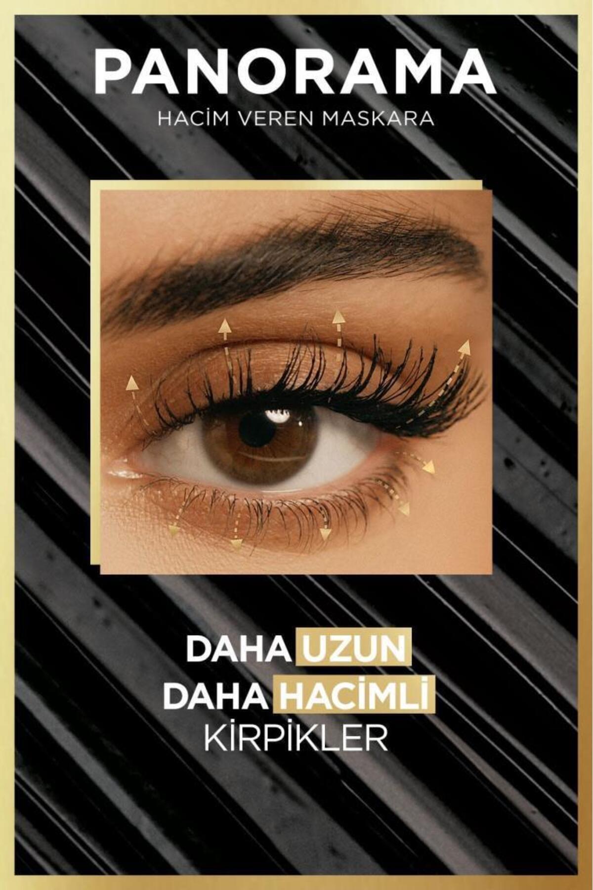 L'Oreal Paris Volumizing Panorama Mascara Black - Görsel 3