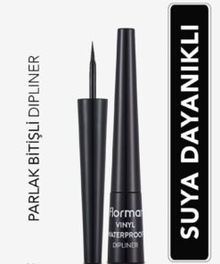 Flormar Suya Dayanıklı Parlak Dipliner (SİYAH) - Waterproof Dipliner - 001 Black - 8690604536498