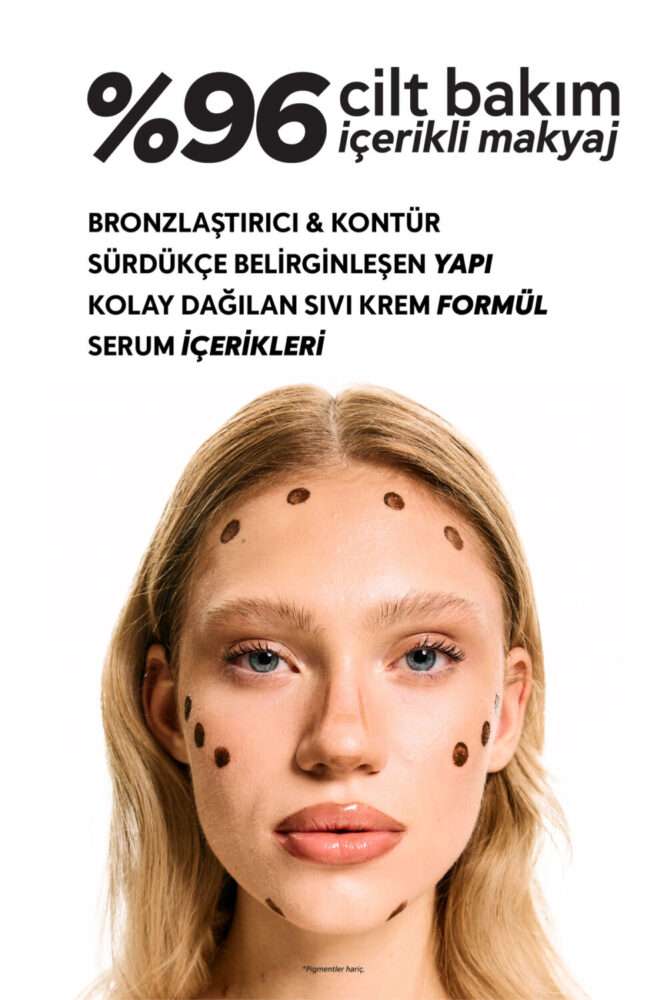 Cream Co. Likit Bronzer Glow Sculpt Moonrise | Kontür Nötr Kahve | Yüz Şekillendirici Nemlendirici Makyaj - Görsel 2