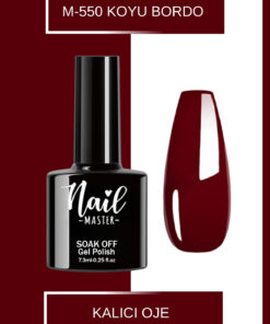 Nail Master M550 Kalıcı Oje 7,3ml Koyu Bordo