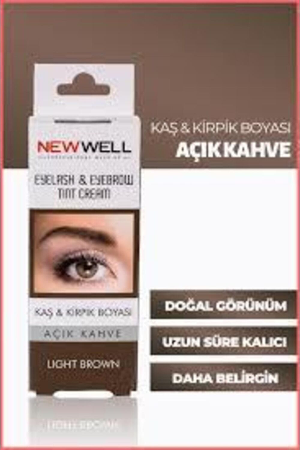New Well Kaş & Kiprik Boyası Siyah - Görsel 3