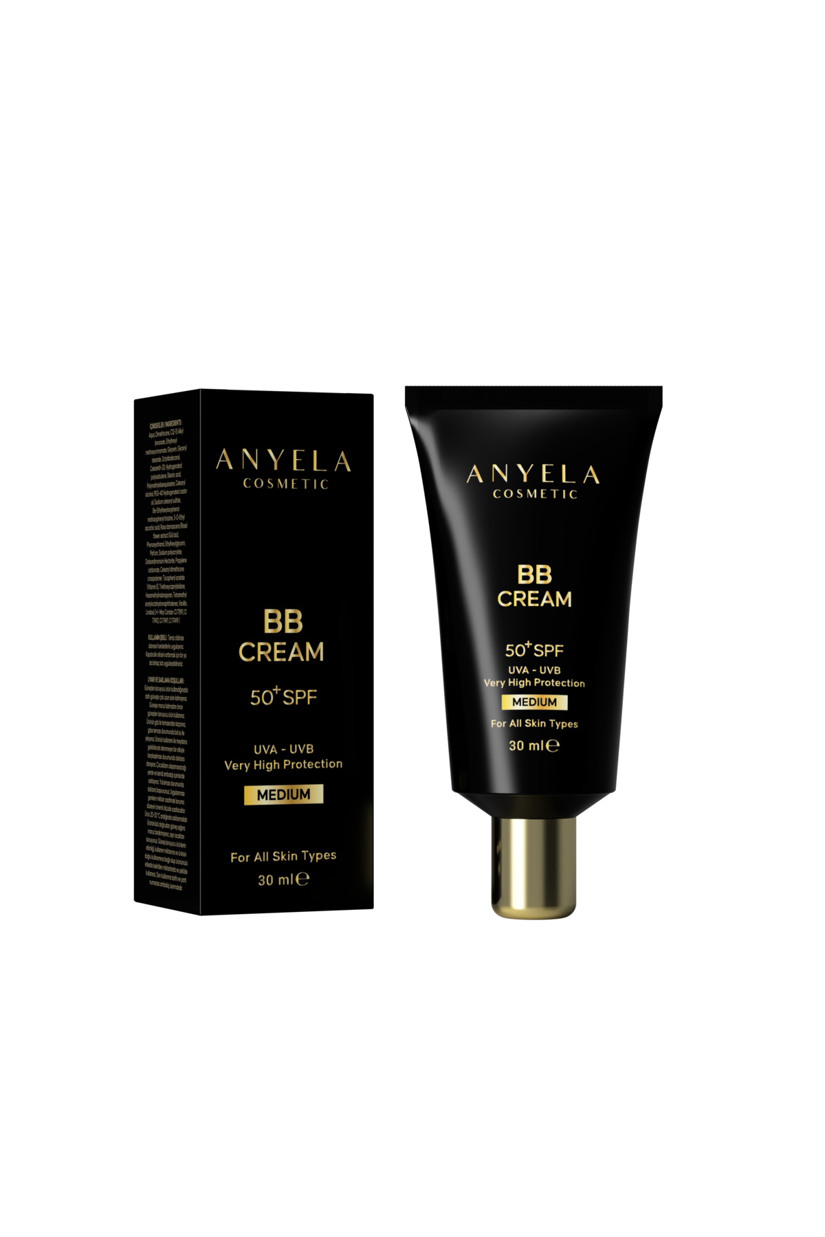 Anyela Bb Krem +50 Spf Yüksek Koruyucu Medium