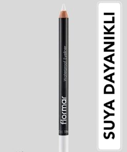 Flormar Suya Dayanıklı Mat Göz Kalemi (BEYAZ) - Waterproof Eyeliner - 113 Pure White - 8690604109135