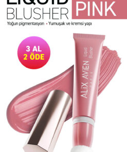Alix Avien Yoğun Pigmentli E Vitaminli Mat Bitişli Kremsi Likit Allık - Liquid Blusher 02 Elegant Pink