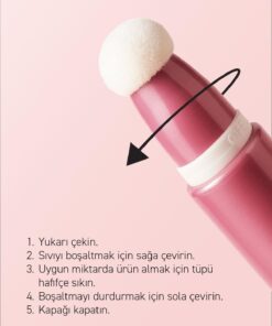 Alix Avien Yoğun Pigmentli E Vitaminli Mat Bitişli Kremsi Likit Allık - Liquid Blusher 02 Elegant Pink - Görsel 3