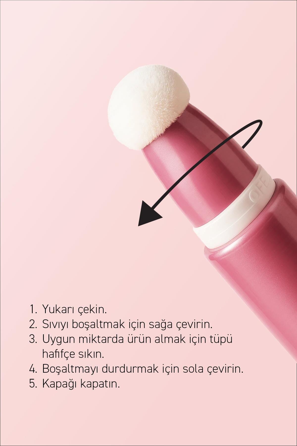 Alix Avien Yoğun Pigmentli E Vitaminli Mat Bitişli Kremsi Likit Allık - Liquid Blusher 02 Elegant Pink - Görsel 3
